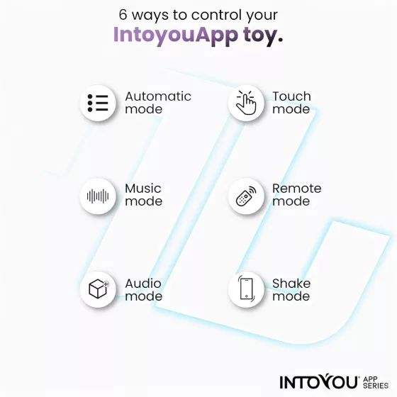 INTOYOU Ringo - smart vibrating penis ring with app (blue)