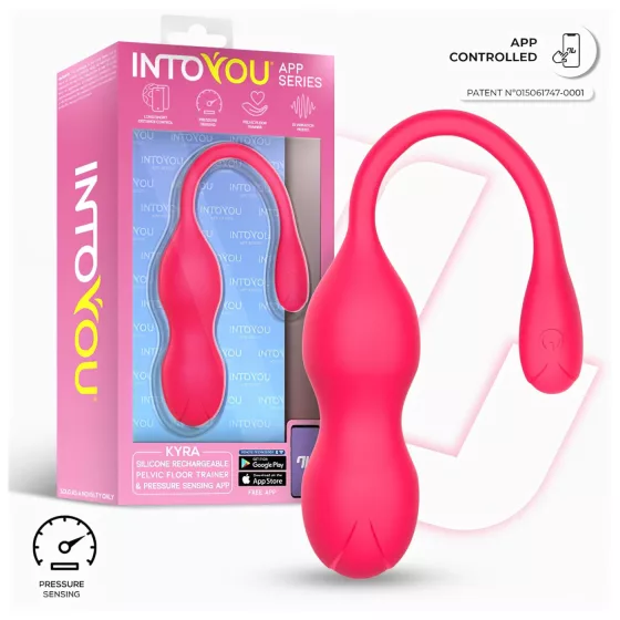 INTOYOU Kyra Pelvic - App-controlled vibrating Kegel ball (pink)