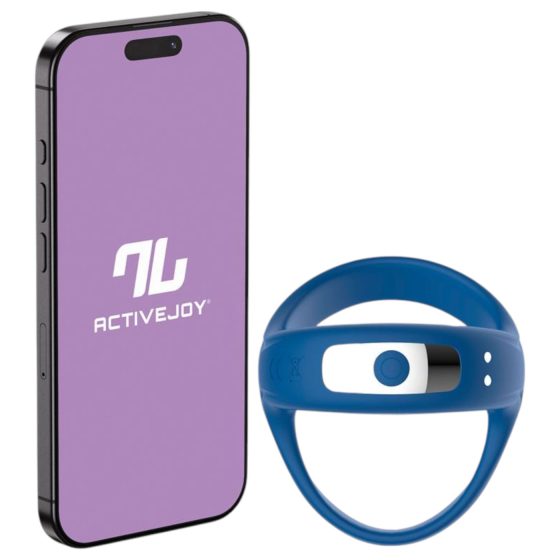 INTOYOU - smart vibrating penis and testicle ring (blue)