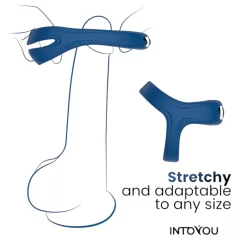 INTOYOU - Smart Vibrating Blue Ring for Him