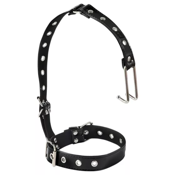 Latetobed - Collar with Nose Hook (Black)