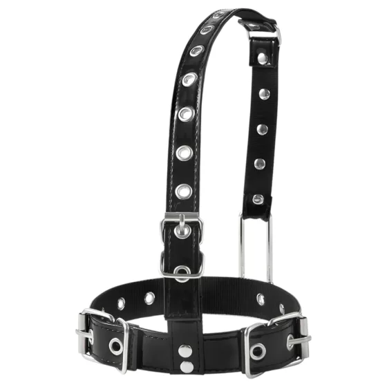 Latetobed - Collar with Nose Hook (Black)
