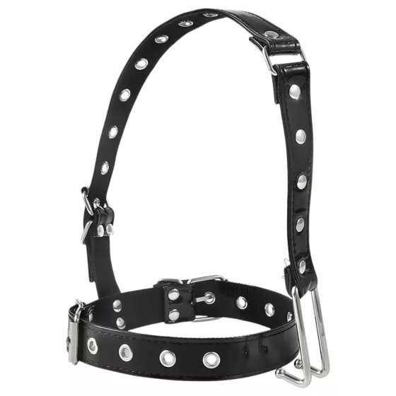 Latetobed - Collar with Nose Hook (Black)