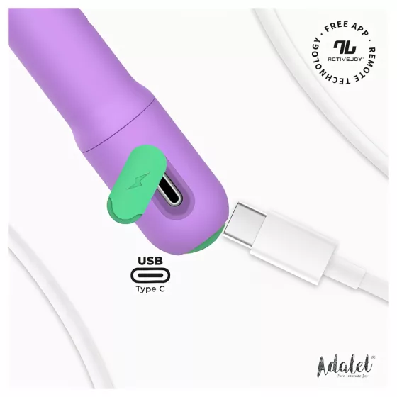 Adalet Gently - Smart G-Spot & Prostate Vibrator (Purple)