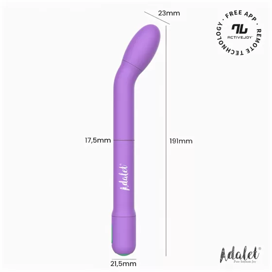 Adalet Gently - Smart G-Spot & Prostate Vibrator (Purple)