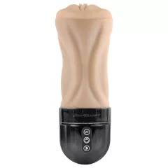   Zero Tolerance Tight Lipped - Suction Vibrating Stroker (Natural)