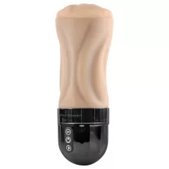   Zero Tolerance Tight Lipped - Suction Vibrating Stroker (Natural)