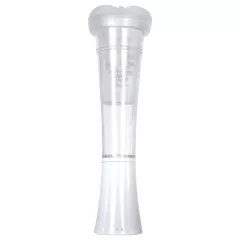   Zero Tolerance - Rechargeable Vibrating-Suction Masturbator (Clear)