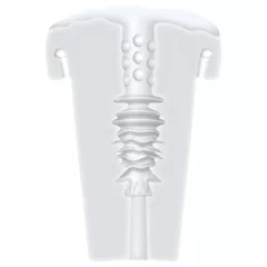   Zero Tolerance - Rechargeable Vibrating-Suction Masturbator (Clear)