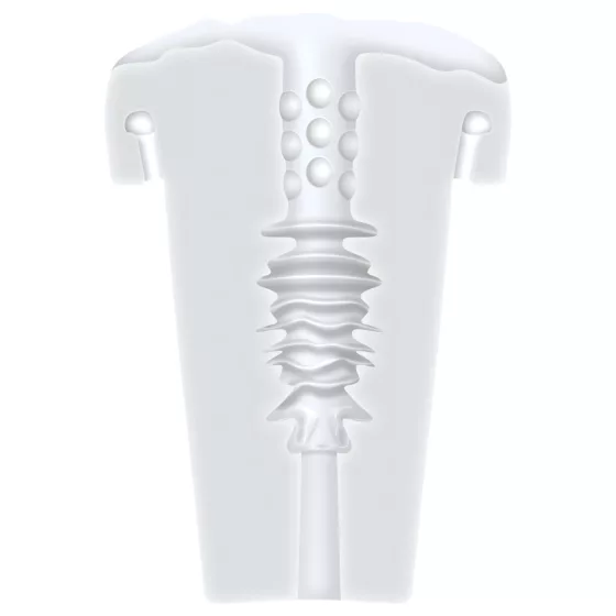 Zero Tolerance - Rechargeable Vibrating-Suction Masturbator (Clear)