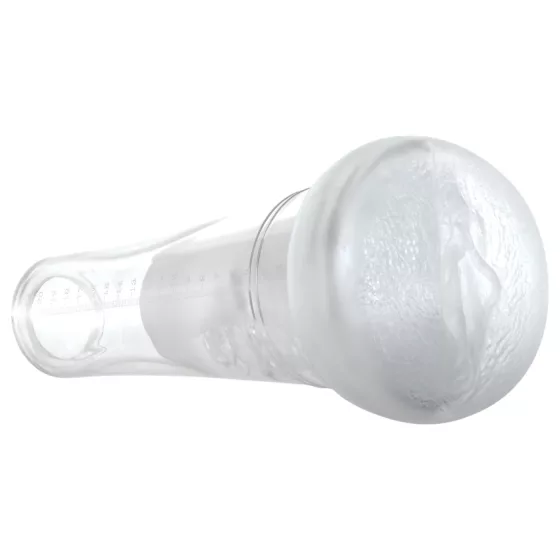 Zero Tolerance - Rechargeable Vibrating-Suction Masturbator (Clear)