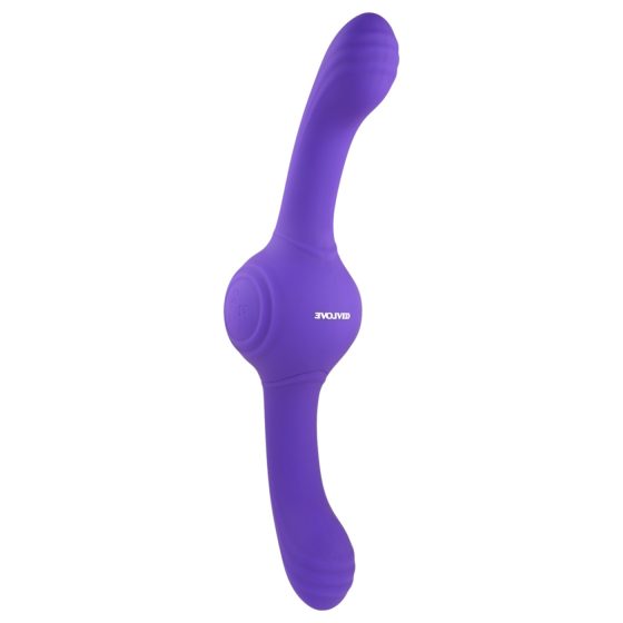 Evolved Dual Vibe - Rechargeable, Vibrating Dual Massager (Purple)