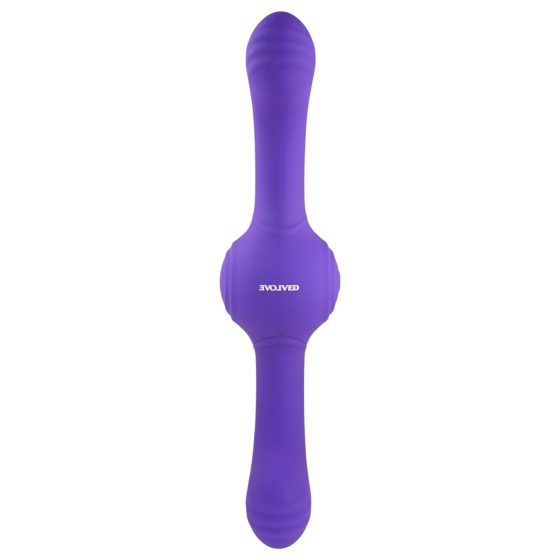 Evolved Dual Vibe - Rechargeable, Vibrating Dual Massager (Purple)