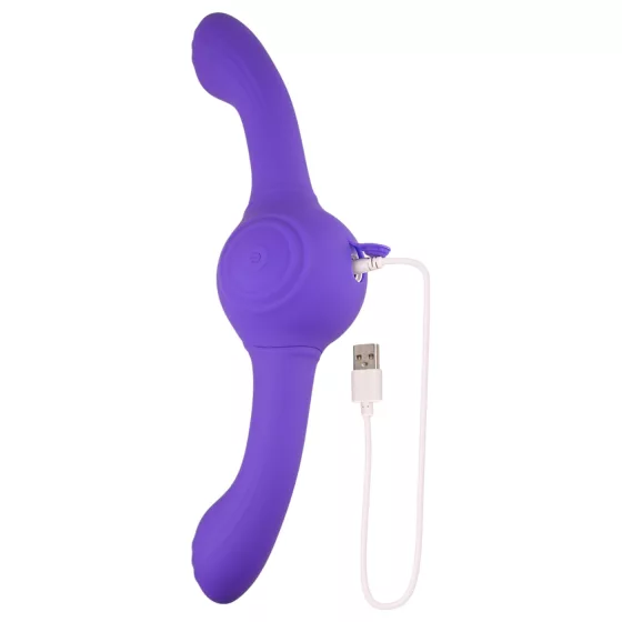 Evolved Dual Gyro Vibe - Rechargeable Vibrating Toy (Purple)