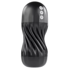   Playboy Solo Stroker - Rechargeable Suction Masturbator (Black) 