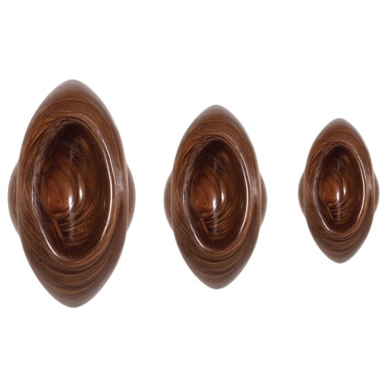 Evolved Twisted Love - Wood-Tone Anal Dildo Set