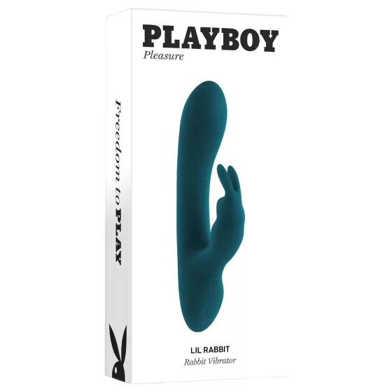 Playboy Rabbit - Rechargeable, Waterproof Clitoral Vibrator (Turquoise) 