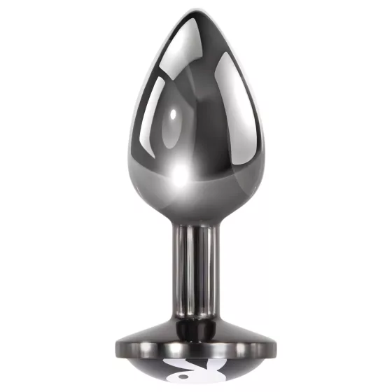 Playboy Tux - anal plug - small (silver)