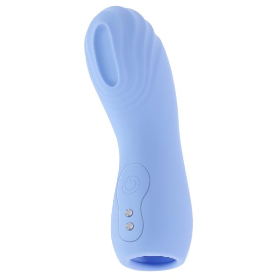 Evolved - textured finger vibrator (blue)