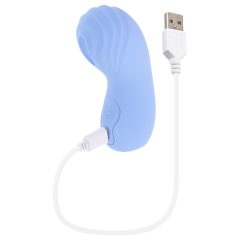 Evolved - textured finger vibrator (blue)