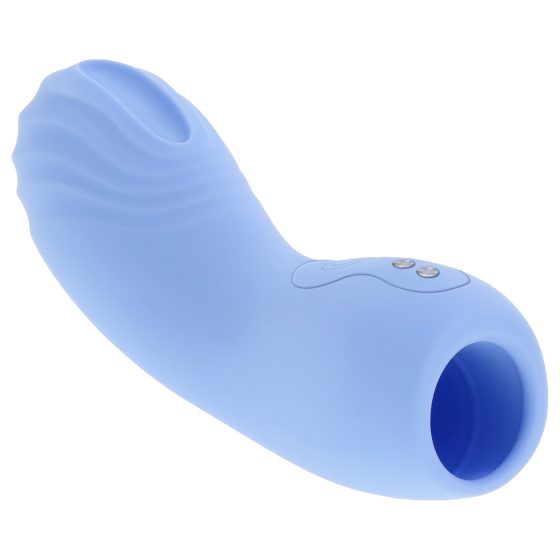 Evolved - textured finger vibrator (blue)