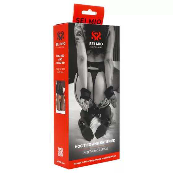 Sei Mio - Black Ankle & Wrist Cuffs
