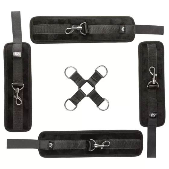 Sei Mio - Black Ankle & Wrist Cuffs