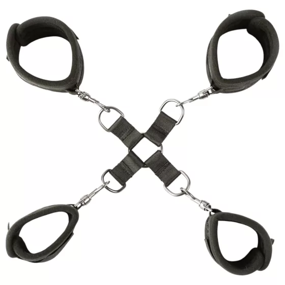 Sei Mio - Black Ankle & Wrist Cuffs