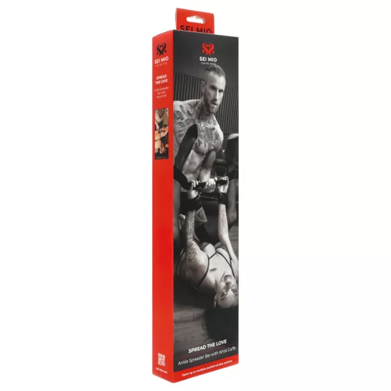 Sei Mio - Spreader Bar with Cuffs (Black)