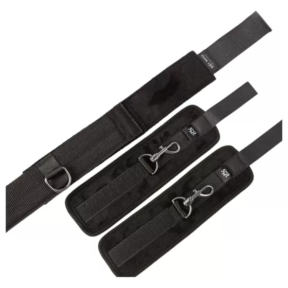 Sei Mio - Spreader Bar with Cuffs (Black)