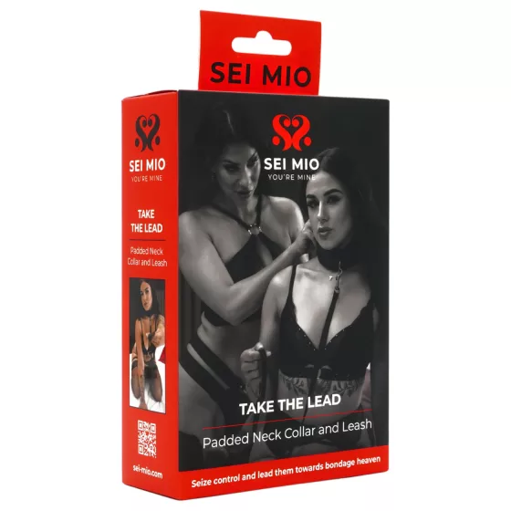 Sei Mio - Black Collar and Leash Set 