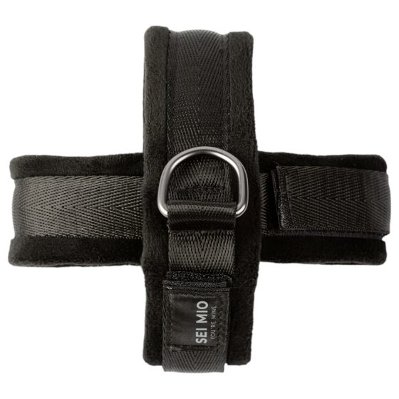 Sei Mio - Black Crossed Handcuffs