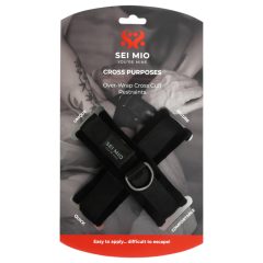 Sei Mio - Black Crossed Handcuffs