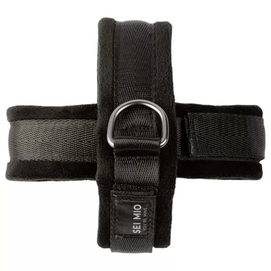 Sei Mio - Black Crossed Handcuffs