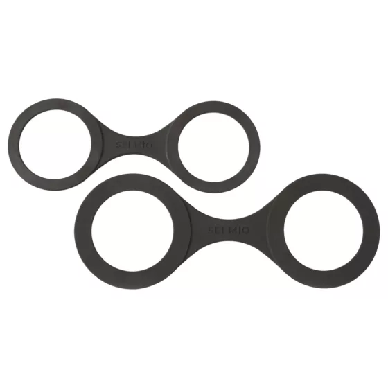 Sei Mio - Silicone Cuffs - Large (Black)