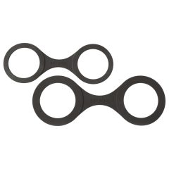 Sei Mio - Silicone Cuffs - M (Black)