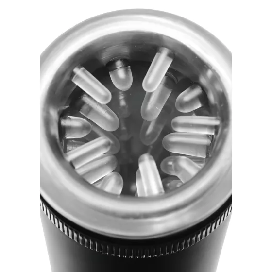 / Master-Bot - Soft Spiked Masturbator with Up-Down Motion (Black)