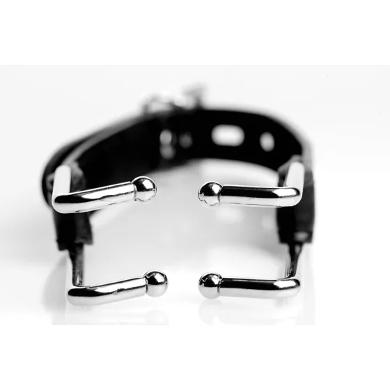 XR Brands - Strict - mouth spreader hook (black-silver)