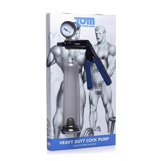 Tom Heavy Duty - Clear Metal-Handled Penis Pump