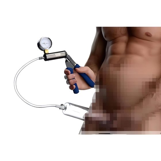 Tom Heavy Duty - Clear Metal-Handled Penis Pump