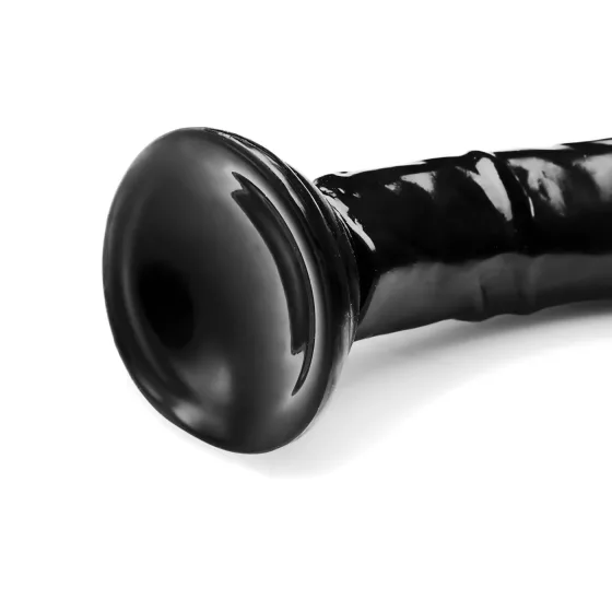 Black Hosed Anal Snake 19 - Suction Cup Dildo""
