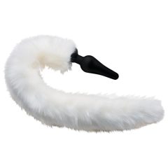 TAILZ - Fox Tail Anal Plug & Headband Set (Black & White)