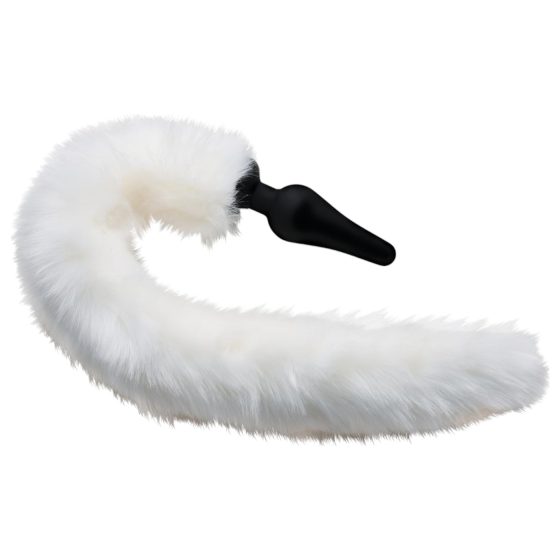 TAILZ - Fox Tail Anal Plug & Headband Set (Black & White)