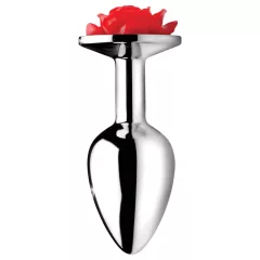 Booty Sparks - rose anal plug (silver)