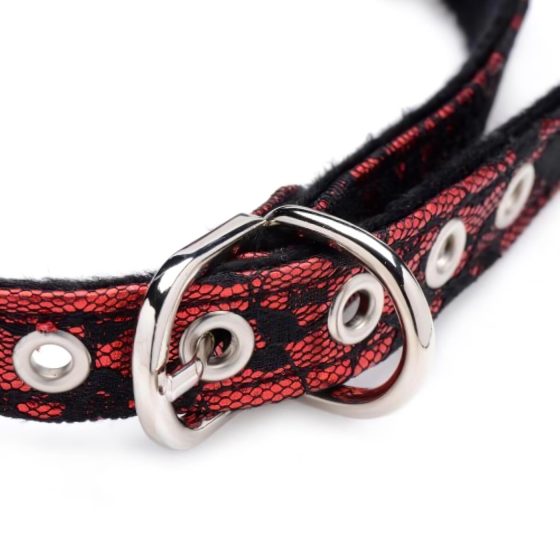 Master Series - Rose Silicone Ball Gag (Red)