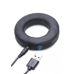 Zeus - radio controlled, E-Stim penis ring (black)