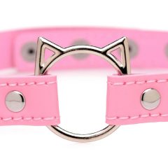   Master Series Kinky Kitty - collar with kitty head hoop (pink)