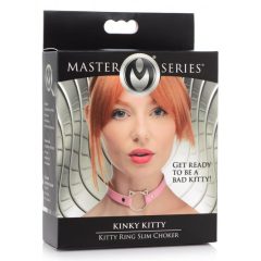   Master Series Kinky Kitty - collar with kitty head hoop (pink)