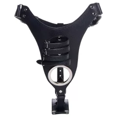 Strict - Male Chastity Belt with Anal Plug (Black)
