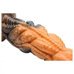   Creature Cocks Ravager - Textured Silicone Dildo - 8 (Orange)"